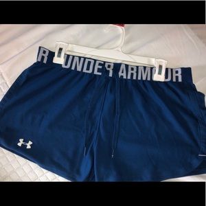 Blue under armour shorts